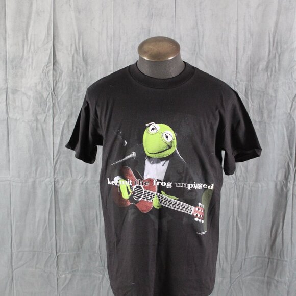 Vintage Graphic T-shirt - Kermit the Frog Unpigged - Men's Large - Picture 5 of 9